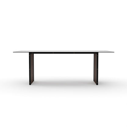 Caracole - Pinstripe Dark Slatted Dining Table - CLA-025-2022A view 2