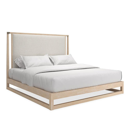 Caracole - Pinstripe Uph Bed Light - King Bed - CLA-424-122 veiw 1