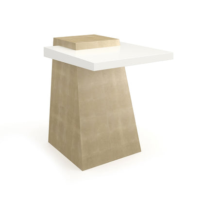 Caracole - Plank Side Table in Almond Milk - CLA-024-411 veiw 1