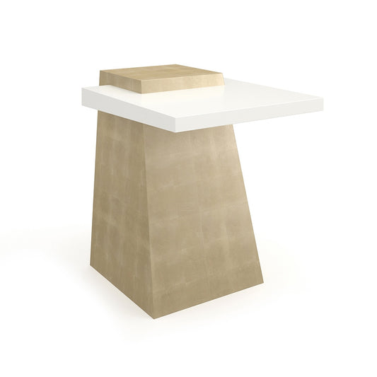 Caracole - Plank Side Table in Almond Milk - CLA-024-411 veiw 1