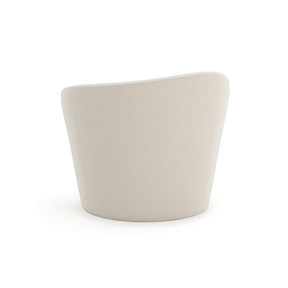 Caracole - Quasi Raf Swivel Chair in Ivory - UPH-024-032-A
