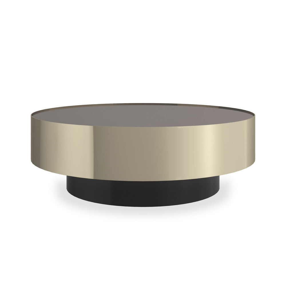 Caracole - Radius Cocktail Table in Chocolate Truffle - CLA-024-4011