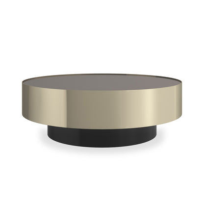 Caracole - Radius Cocktail Table in Chocolate Truffle - CLA-024-4011