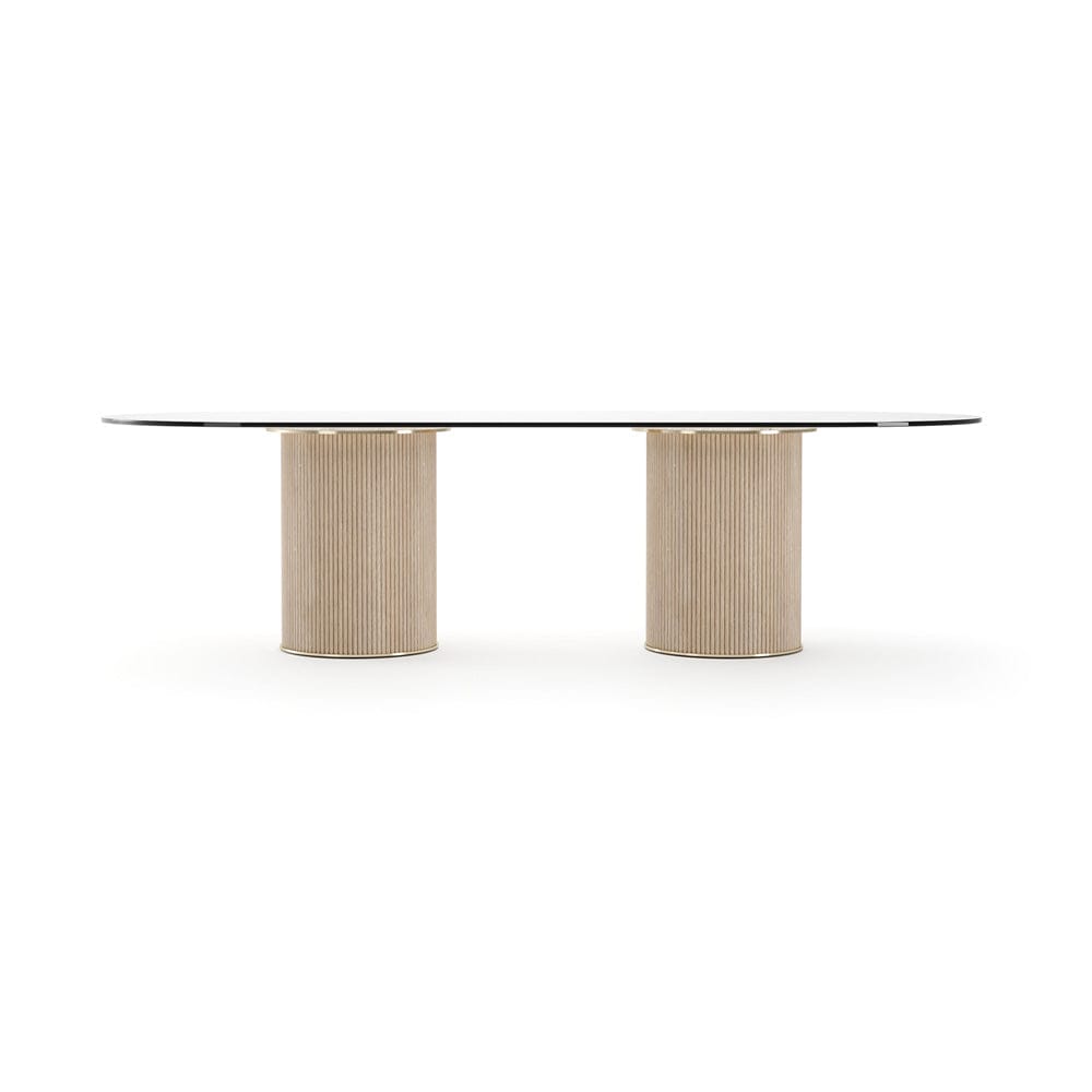 Caracole - Rhythm Oval Glass Top Dining Table - CLA-425V-208 view 2