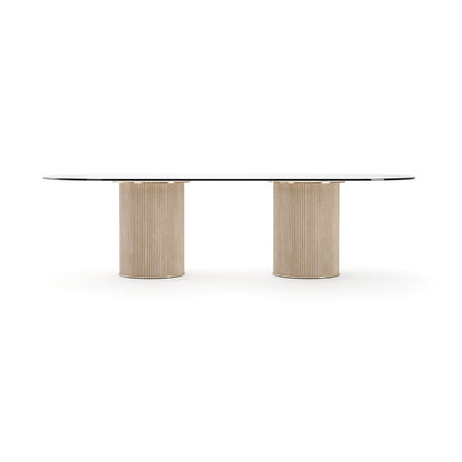 Caracole - Rhythm Oval Glass Top Dining Table - CLA-425V-208 view 2
