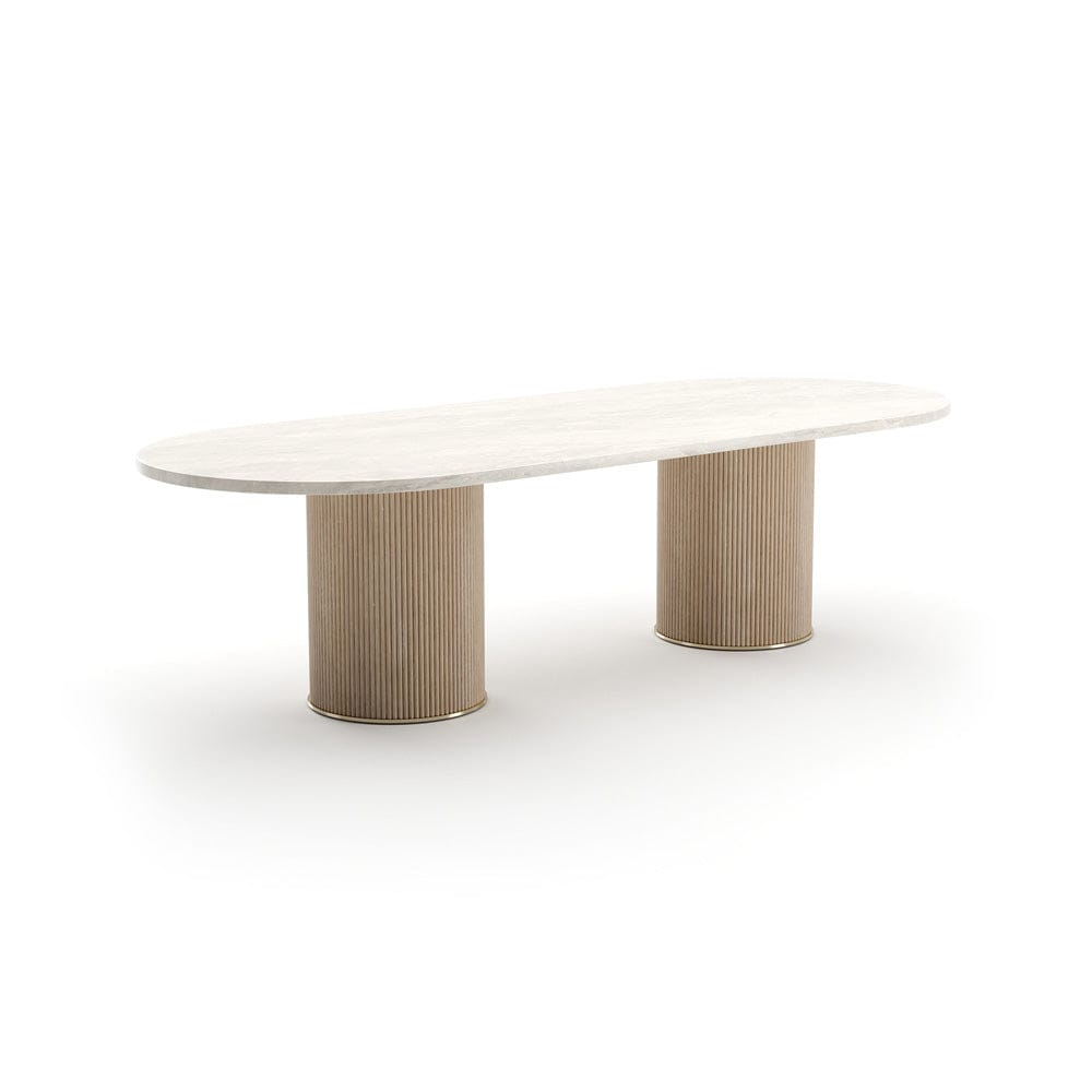 Caracole - Rhythm  Oval Stone Top Dining Tbl - CLA-425V-206 view 1
