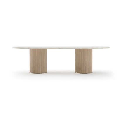 Caracole - Rhythm  Oval Stone Top Dining Tbl - CLA-425V-206 view 2
