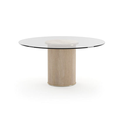 Caracole - Rhythm Round Glass Top Dining Tbl - CLA-425V-207 view 1