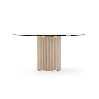 Caracole - Rhythm Round Glass Top Dining Tbl - CLA-425V-207 view 2