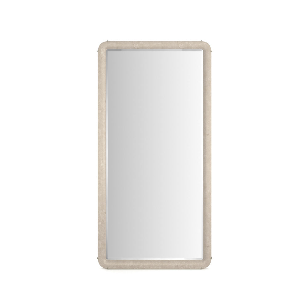 Caracole - Salver Floor Mirror in Oracle Silver Leaf - CLA-024-043