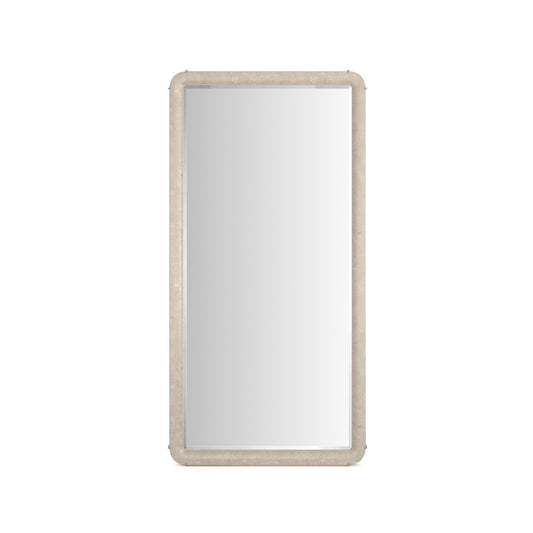 Caracole - Salver Floor Mirror in Oracle Silver Leaf - CLA-024-043
