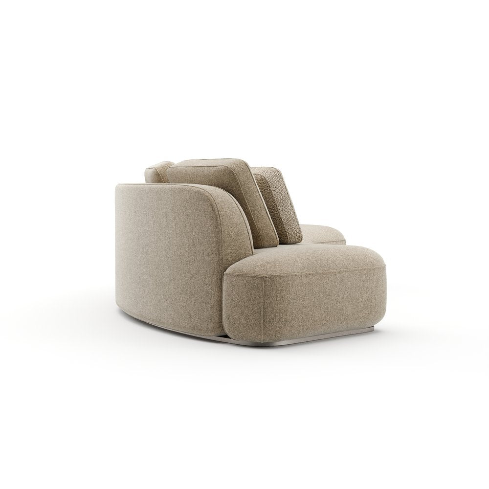 Caracole - Sasso 2Pc Curved Sofa - Oatmeal - UPH-426-SEC1-B view 3