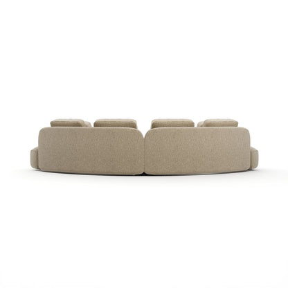 Caracole - Sasso 2Pc Curved Sofa - Oatmeal - UPH-426-SEC1-B view 4