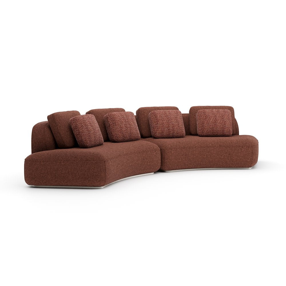 Caracole - Sasso 2Pc Curved Sofa - Saffron - UPH-426-SEC1-A view 1