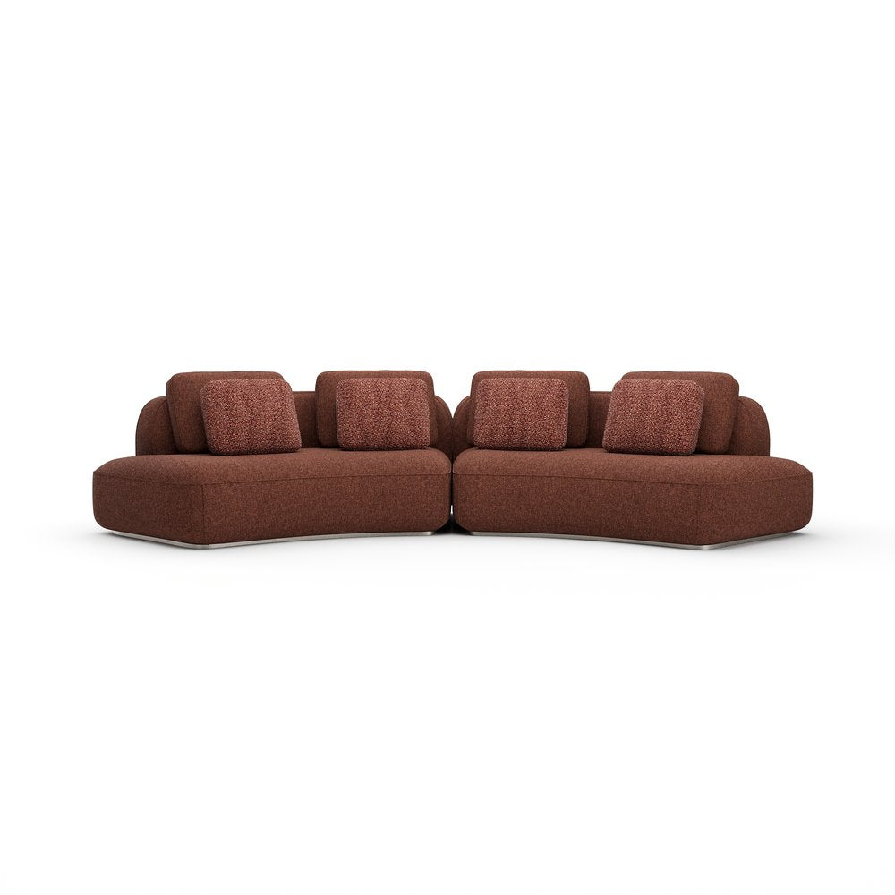 Caracole - Sasso 2Pc Curved Sofa - Saffron - UPH-426-SEC1-A view 2