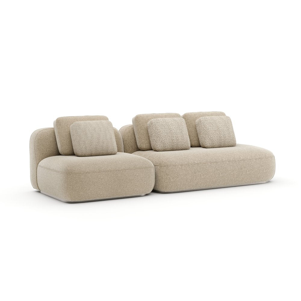 Caracole - Sasso 2Pc Small Sofa - Oatmeal - UPH-426-SEC11-B view 1