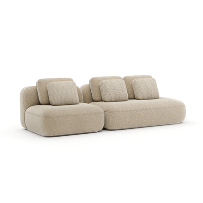 Caracole - Sasso 2Pc Small Sofa - Oatmeal - UPH-426-SEC11-B view 1