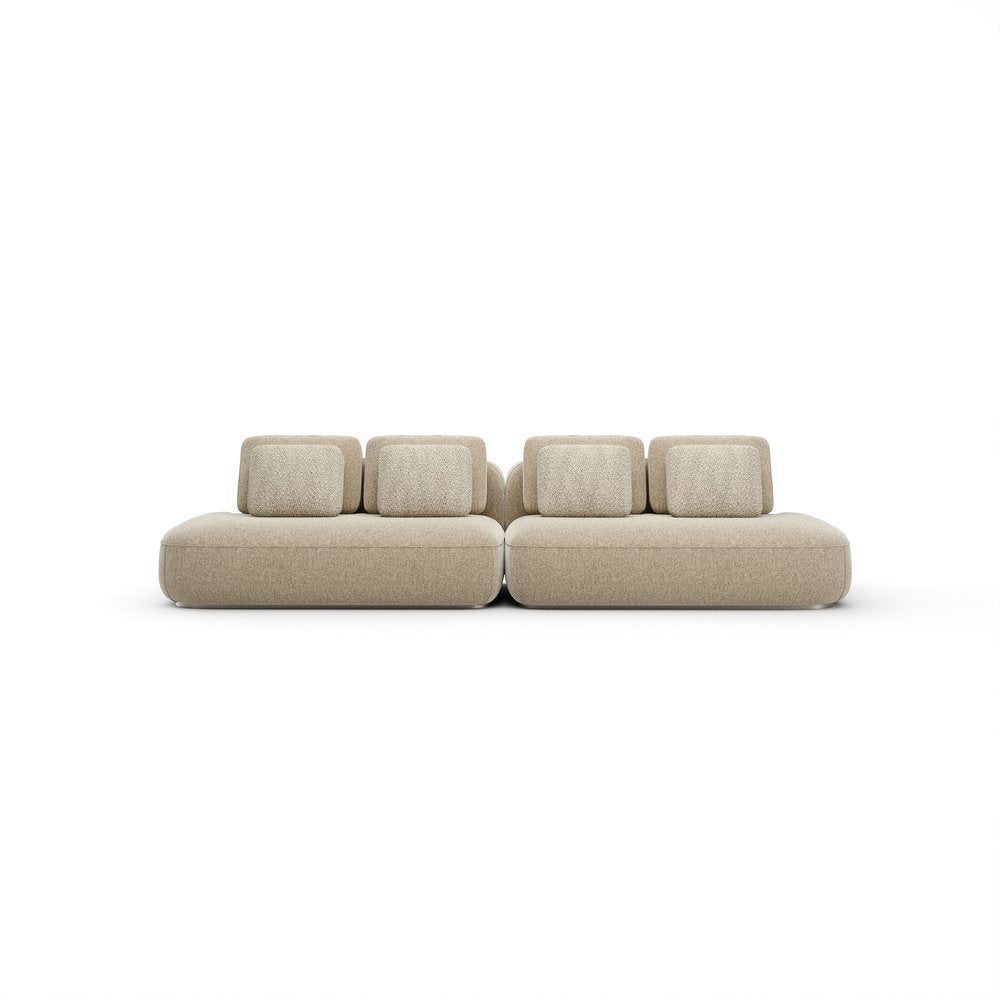 Caracole - Sasso 2Pc Straight Sofa - Oatmeal - UPH-426-SEC4-B view 2