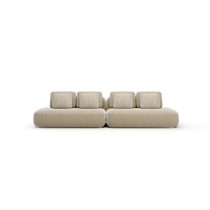 Caracole - Sasso 2Pc Straight Sofa - Oatmeal - UPH-426-SEC4-B view 2
