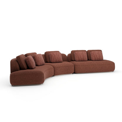 Caracole - Sasso 3Pc Curved Sofa - Saffron - UPH-426-SEC6-A view 1