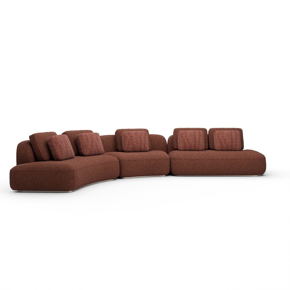 Caracole - Sasso 3Pc Curved Sofa - Saffron - UPH-426-SEC6-A view 2