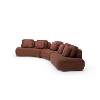 Caracole - Sasso 3Pc Curved Sofa - Saffron - UPH-426-SEC6-A view 3