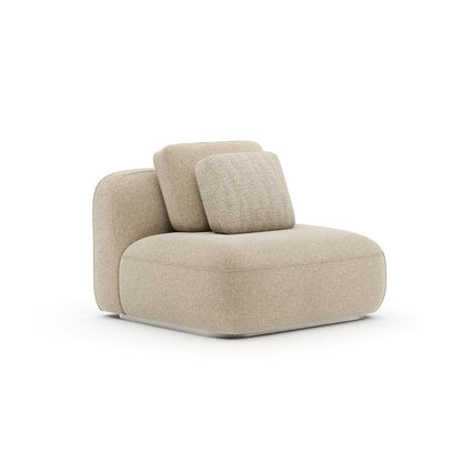 Caracole - Sasso Armless Chair - Oatmeal - UPH-426-AS2-B view 1