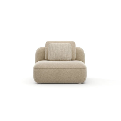 Caracole - Sasso Armless Chair - Oatmeal - UPH-426-AS2-B view 2