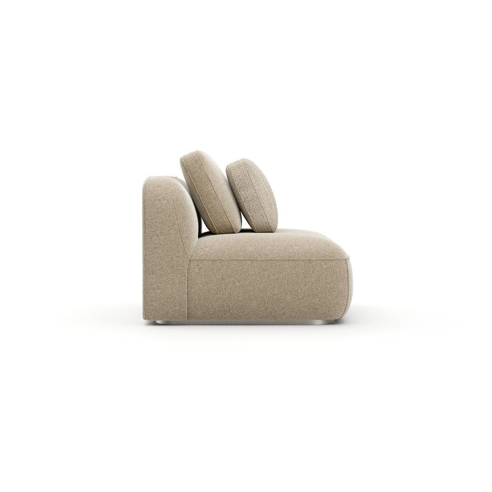 Caracole - Sasso Armless Chair - Oatmeal - UPH-426-AS2-B view 3