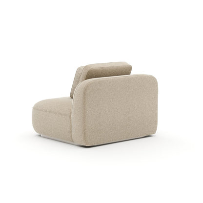 Caracole - Sasso Armless Chair - Oatmeal - UPH-426-AS2-B view 4