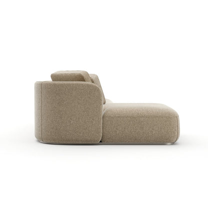 Caracole - Sasso Armless Left Chaise Sectional - Oatmeal - UPH-426-SEC3-B view 3