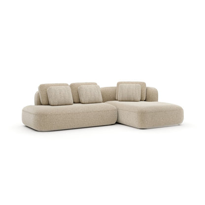Caracole - Sasso Armless Right Chaise Sectional - Oatmeal - UPH-426-SEC8-B view 1