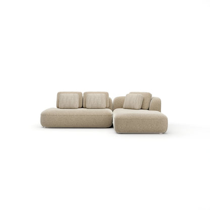 Caracole - Sasso Armless Right Chaise Sectional - Oatmeal - UPH-426-SEC8-B view 2