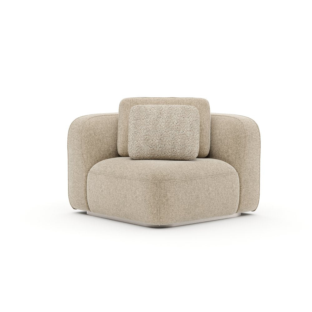 Caracole - Sasso Corner Wedge - Oatmeal - UPH-426-CR2-B view 1