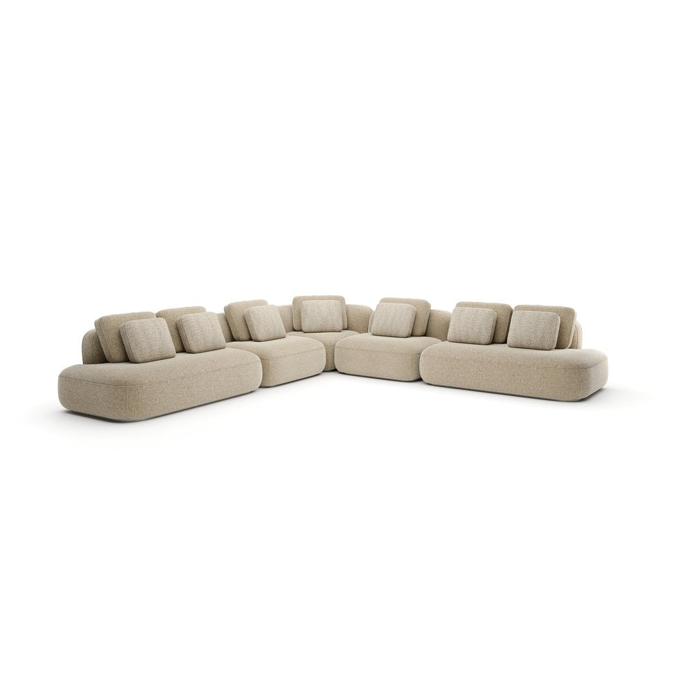Caracole - Sasso Extra Large L Sectional - Oatmeal - UPH-426-SEC13-B view 1