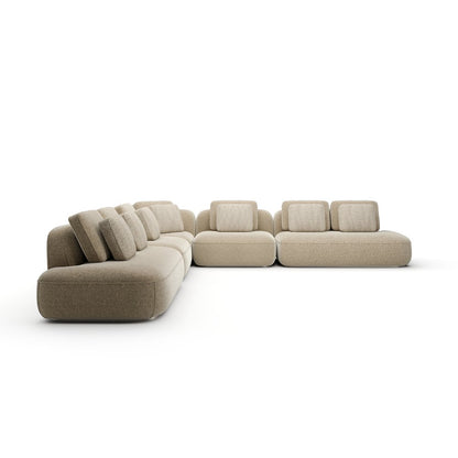 Caracole - Sasso Extra Large L Sectional - Oatmeal - UPH-426-SEC13-B view 2