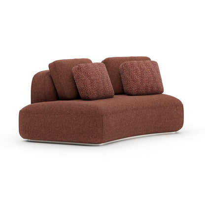 Caracole - Sasso LAF Curved Armless Loveseat - Saffron - UPH-426-LL3-A view 1