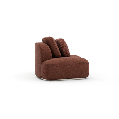 Caracole - Sasso LAF Curved Armless Loveseat - Saffron - UPH-426-LL3-A view 3