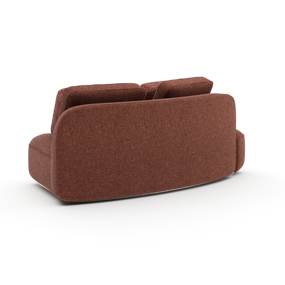 Caracole - Sasso LAF Curved Armless Loveseat - Saffron - UPH-426-LL3-A view 4