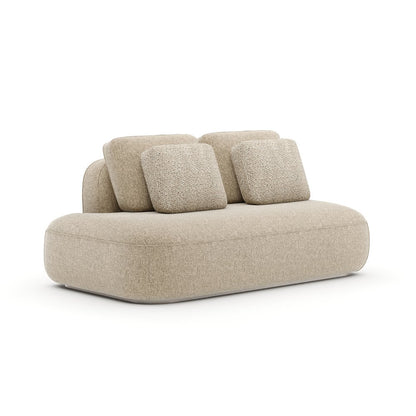 Caracole - Sasso LAF Straight Armless Loveseat - Oatmeal - UPH-426-LL4-B view 1