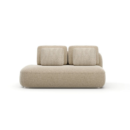 Caracole - Sasso LAF Straight Armless Loveseat - Oatmeal - UPH-426-LL4-B view 2