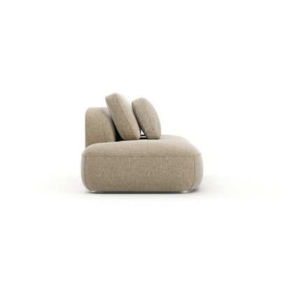 Caracole - Sasso LAF Straight Armless Loveseat - Oatmeal - UPH-426-LL4-B view 3