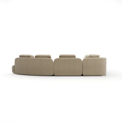 Caracole - Sasso Large Curved L Sectional - Oatmeal - UPH-426-SEC12-B view 4