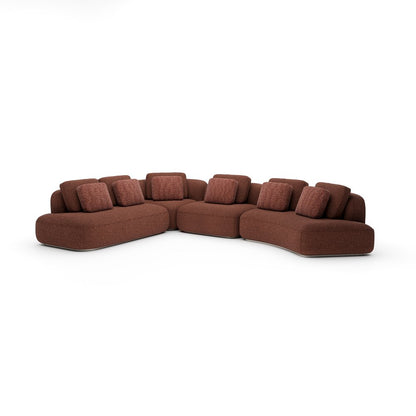Caracole - Sasso Large Curved L Sectional - Saffron - UPH-426-SEC12-A view 1