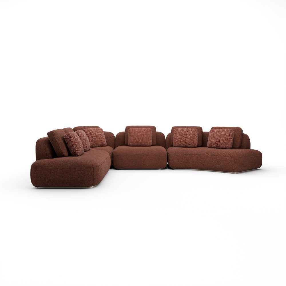 Caracole - Sasso Large Curved L Sectional - Saffron - UPH-426-SEC12-A view 2
