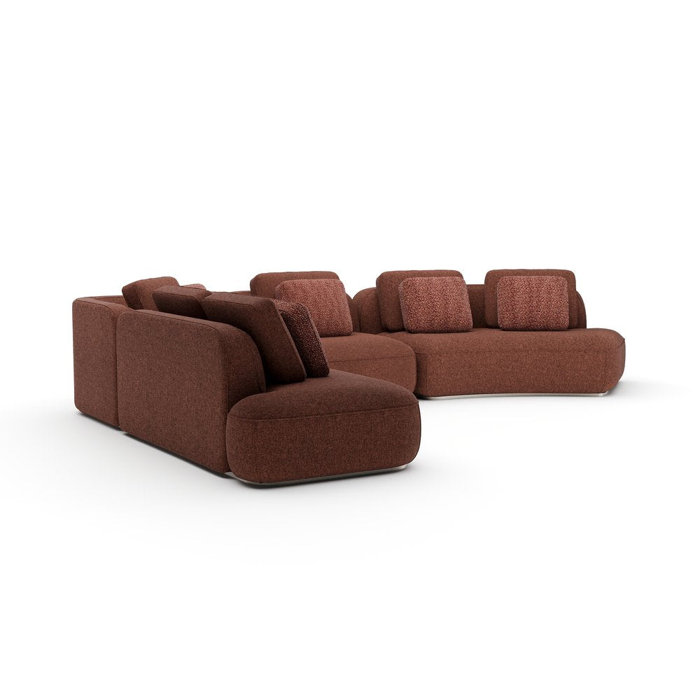 Caracole - Sasso Large Curved L Sectional - Saffron - UPH-426-SEC12-A view 3