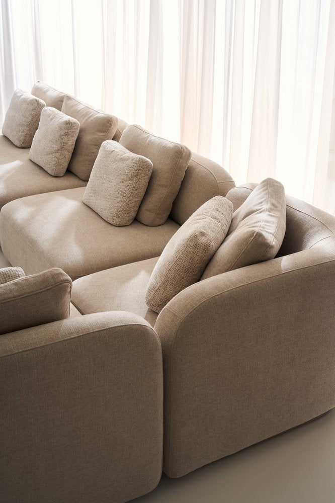 Caracole - Sasso Large L Sectional - Oatmeal - UPH-426-SEC5-B view 5