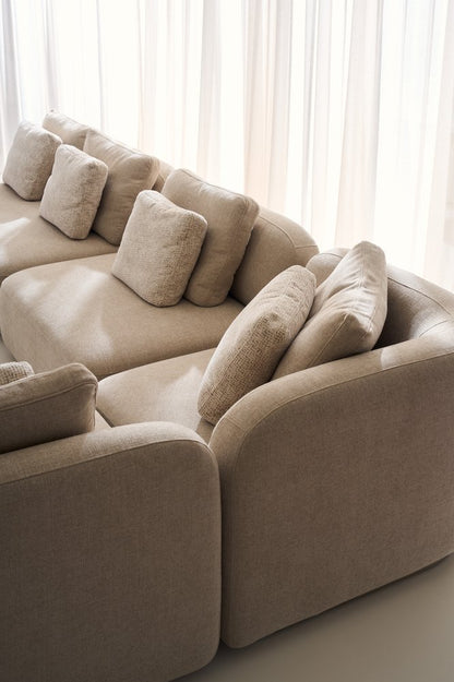 Caracole - Sasso Large L Sectional - Oatmeal - UPH-426-SEC5-B view 5