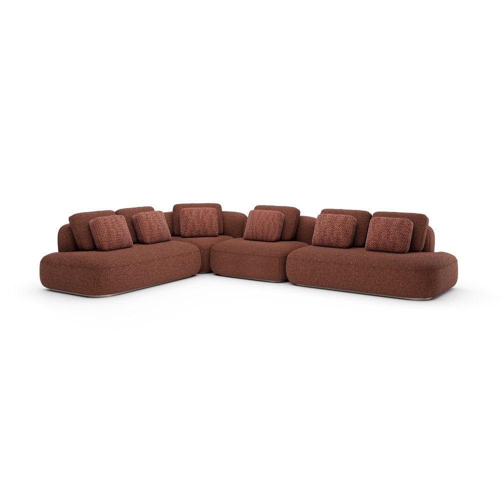 Caracole - Sasso Large L Sectional - Saffron - UPH-426-SEC5-A view 1
