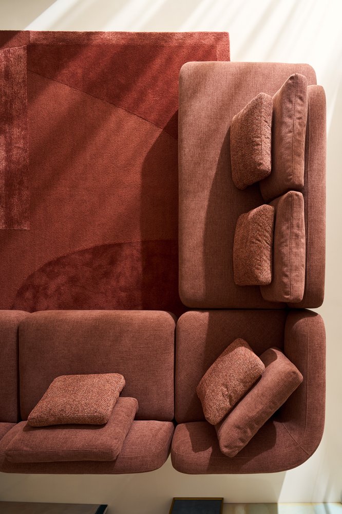 Caracole - Sasso Large L Sectional - Saffron - UPH-426-SEC5-A view 5